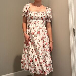 Floral Off-Shoulder Dress